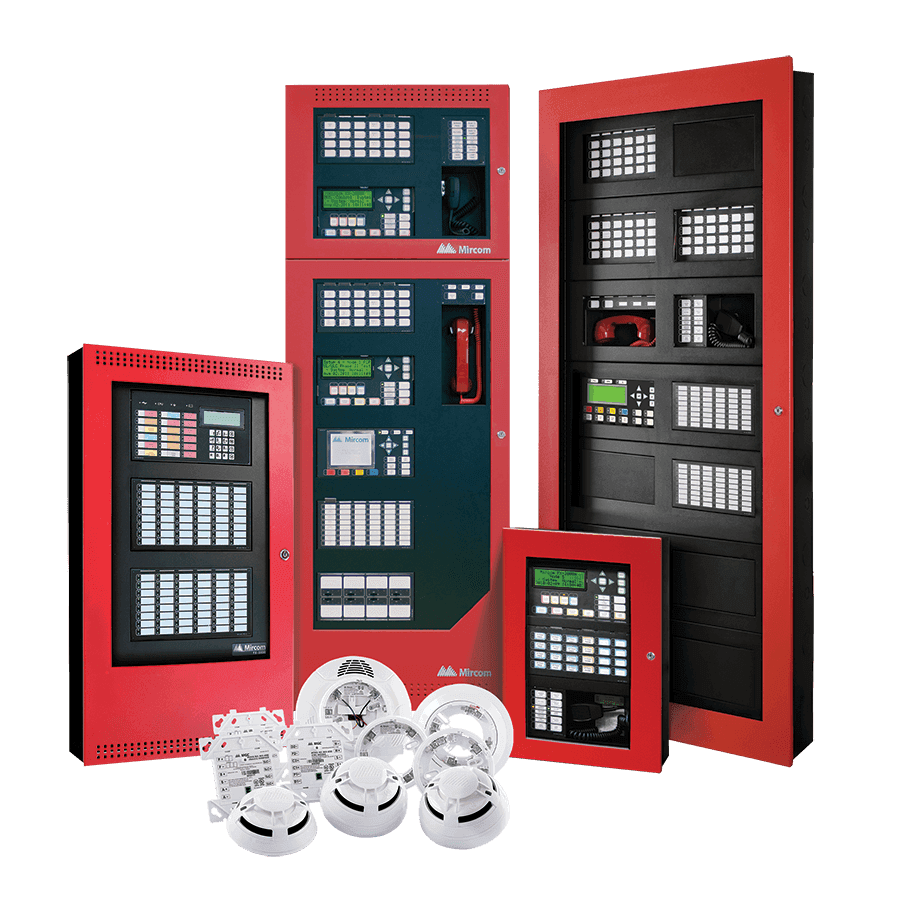 Mircom and other fire alarm control panels with compatible devices